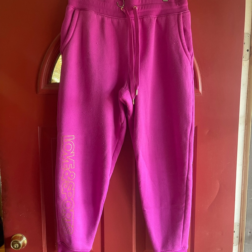 Fuchsia Jogger Sweatpants